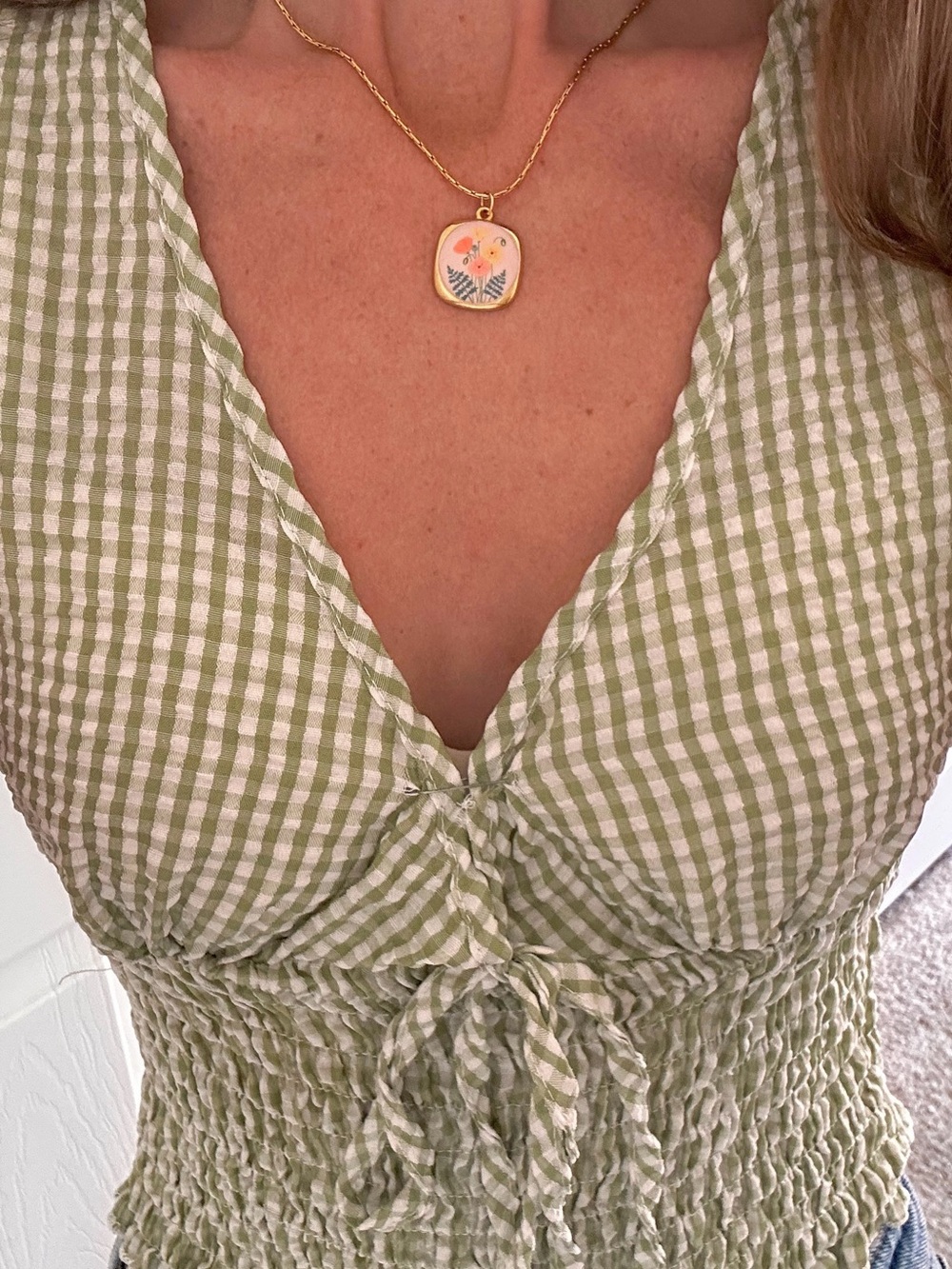 Poppy Whisper Gold Necklace